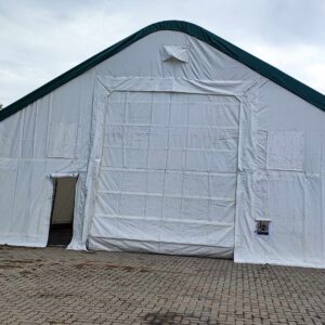 Sátortetős ponyvacsarnok 10x12,2x5,2m